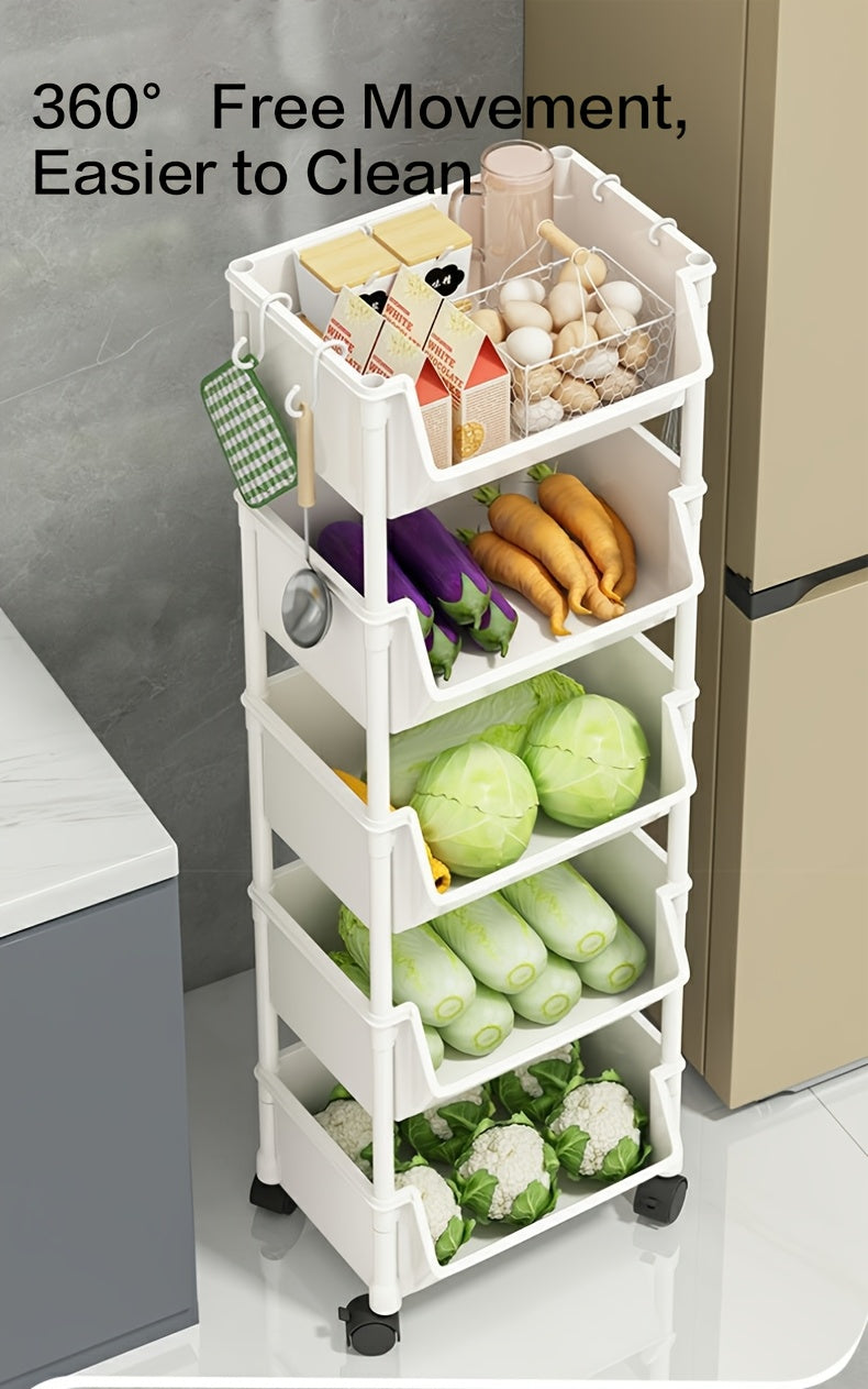 Large Rolling Laundry Hamper with Wheels – Foldable & Lightweight Storage Basket for Laundry, Books, or Snacks