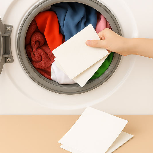 50-Pack Color Absorbing Laundry Sheets – Dye-Resistant, No-Chemical, Fade Protection for Mixed Loads