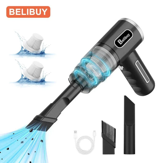 Portable Wireless Vacuum Cleaner – Powerful Cordless Home Appliance for Sofa, Carpet & Floor Cleaning