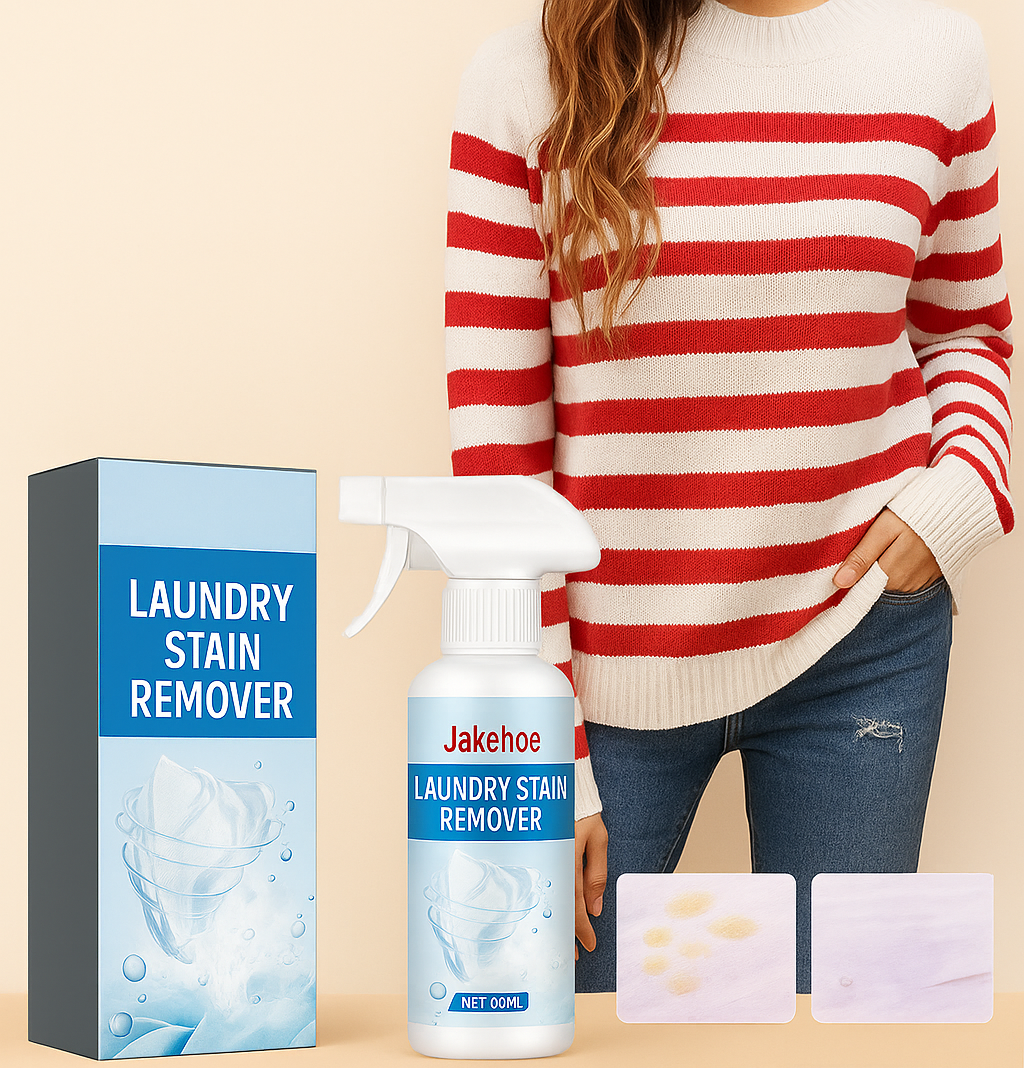 100ml Multipurpose Laundry Stain Remover Spray – Quick Oil & Sweat Cleaner for Clothes