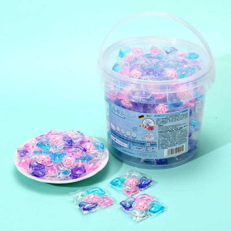 5-in-1 Laundry Beads – Deep Cleaning & Long-Lasting Fragrance Detergent (Family Size)