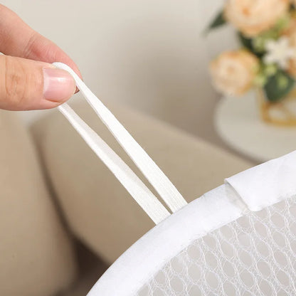 Foldable Mesh Laundry Hamper – Breathable, Portable & Space-Saving Basket