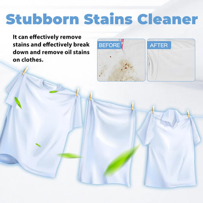 100ml Active Enzyme Laundry Stain Remover – Powerful Detergent for White Shirts, Coffee, Oil & Grease