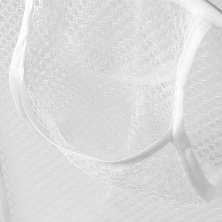 Foldable Mesh Laundry Hamper – Breathable, Portable & Space-Saving Basket