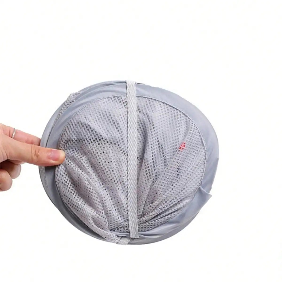 Foldable Mesh Laundry Hamper – Breathable, Portable & Space-Saving Basket